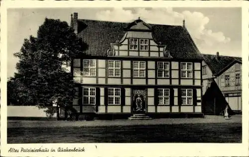 Ak Quakenbrück in Niedersachsen, altes Patrizierhaus