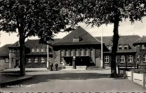 Ak Bramsche in Niedersachsen, Bahnhof