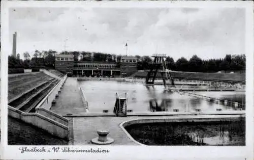 Ak Gladbeck im Ruhrgebiet Westfalen, Schwimmstadion