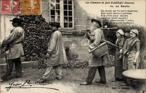 Ak Die Lieder von Jean Rameau, La Routie