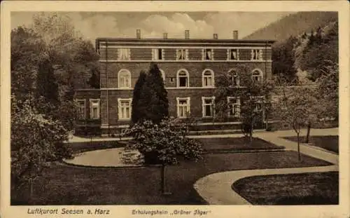 Ak Seesen am Harz, Erholungsheim "Grüner Jäger"