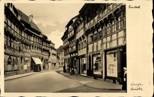 Ak Einbeck in Niedersachsen, Lange Brücke