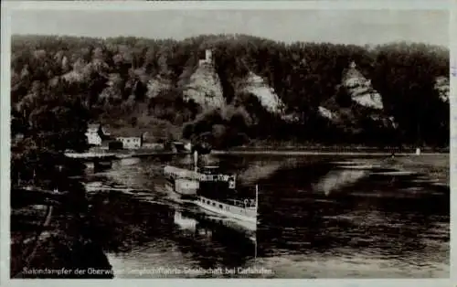 Ak Bad Karlshafen an der Weser, Salondampfer der Oberweser-Dampfschifffahrts-Gesellschaft