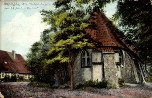 Ak Bispingen in der Lüneburger Heide, Heidekirche, Pastorat