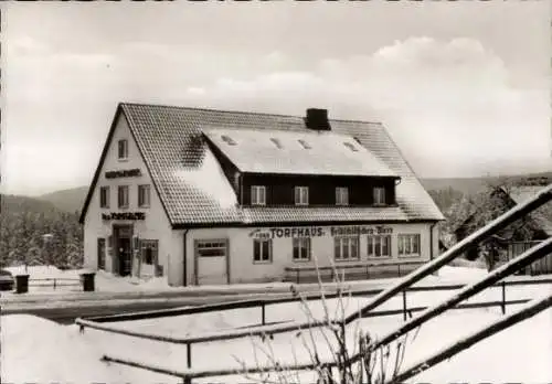 Ak Torfhaus Altenau Schulenberg Clausthal Zellerfeld im Oberharz, Hotel Das Torfhaus, Winter