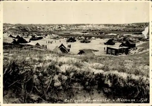 Foto Ak Hörnum auf Sylt Nordfriesland, Zeltlager Neumünster