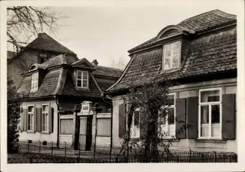 Ak Wolfenbüttel in Niedersachsen, Lessinghaus, als Dienstwohnung des Bibliothekars