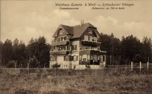 Ak Villingen im Schwarzwald, Waldhaus Quincke, Fremdenpension