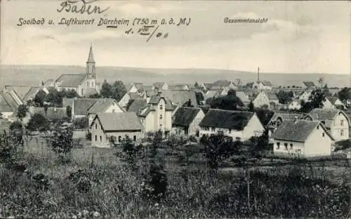 Ak Bad Dürrheim im Schwarzwald, Gesamtansicht