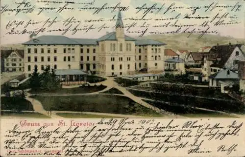 Ak Schwäbisch Gmünd in Württemberg, Töchterpensionat St. Loreto