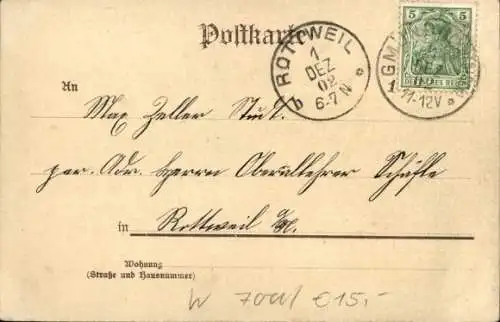 Ak Schwäbisch Gmünd in Württemberg, Töchterpensionat St. Loreto