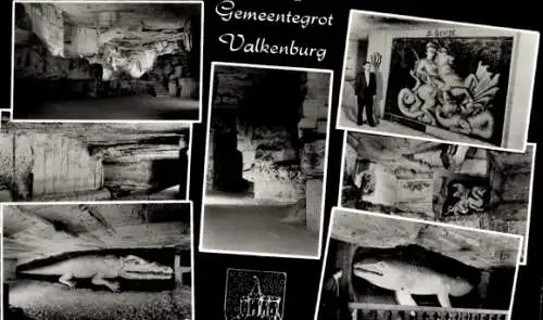 Ak Valkenburg Limburg Niederlande, Städtische Höhle