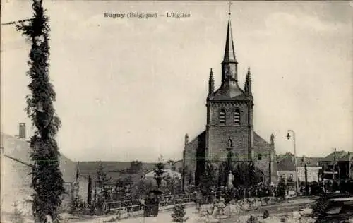 Ak Sugny Vresse sur Semois Wallonien Namur, Kirche