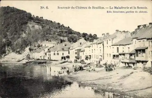 Ak Bouillon Wallonie Luxembourg, La Maladrerie und Semois