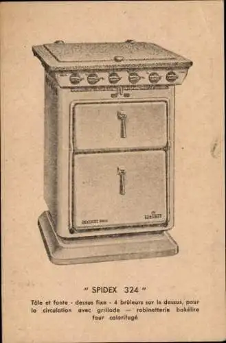 Ak Reklame, Fonderies Arthur Martin, Riven, Spidex 324