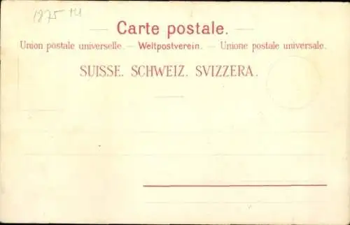 Litho Bern Stadt Schweiz, Teilansicht, Kutsche, Chocolat Suchard, Reklame