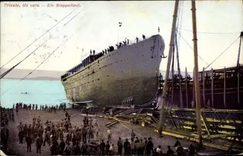 Ak Triest Trieste Friuli Venezia Giulia, Stappellauf