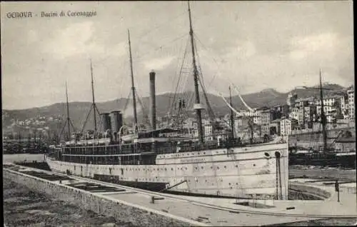Ak Genova Genua Liguria, MS Kaiser Wilhelm I.