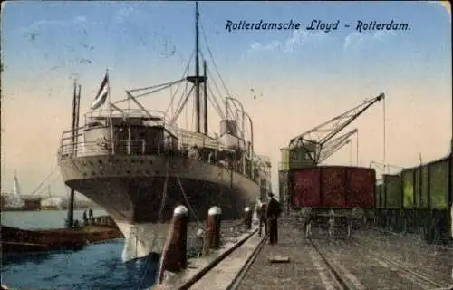 Ak Rotterdam Südholland Niederlande, Rotterdamsche Lloyd