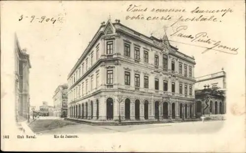 Ak Rio de Janeiro Brasilien, Club Naval