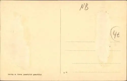 Ak Greußen in Thüringen, Teilansicht, Westseite