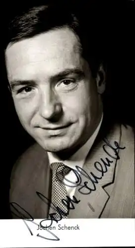 Ak Schauspieler Jochen Schenck, Portrait, Autogramm