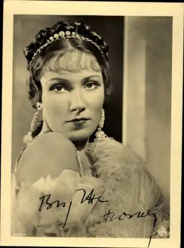 Ak Schauspielerin Brigitte Horney, Portrait, Autogramm