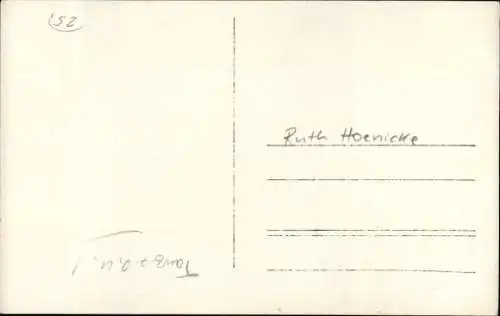 Ak Schauspielerin Ruth Hoenicke, Portrait, Autogramm