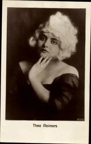 Ak Schauspielerin Thea Reimers, Portrait, Autogramm