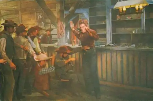 Sammelbild Karl May, Filmszene, Winnetou III, Unter Geiern, Nr. 204