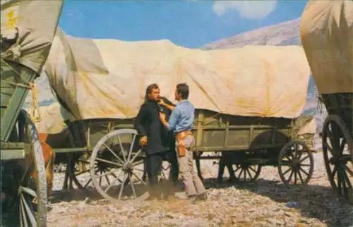 Sammelbild Karl May, Filmszene, Winnetou III, Unter Geiern, Nr. 218