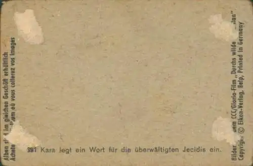 Sammelbild Karl May, Filmszene, Durchs wilde Kurdistan, Nr. 391