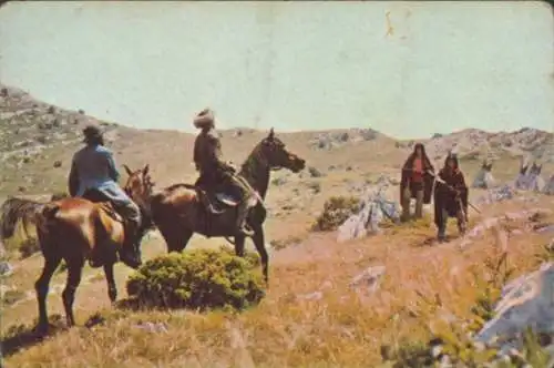 Sammelbild Karl May, Filmszene, Winnetou I und II, Nr. 72