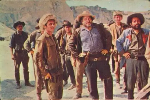 Sammelbild Karl May, Filmszene, Winnetou I und II, Nr. 96