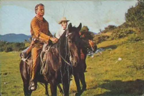 Sammelbild Karl May, Filmszene, Winnetou I und II, Nr. 83