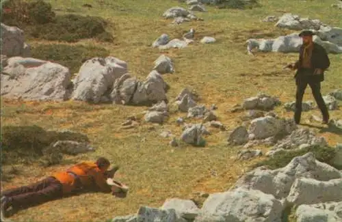 Sammelbild Karl May, Filmszene, Winnetou III, Unter Geiern, Nr. 231