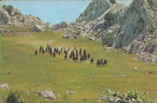 Sammelbild Karl May, Filmszene, Winnetou III, Unter Geiern, Nr. 125