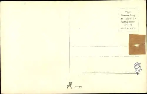 Ak Schauspieler Viktor de Kowa, Portrait im Anzug, Autogramm