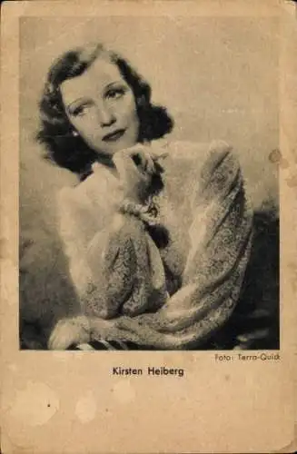 Ak Schauspielerin Kirsten Heiberg, Portrait