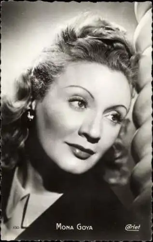 Ak Schauspielerin Mona Goya, Portrait