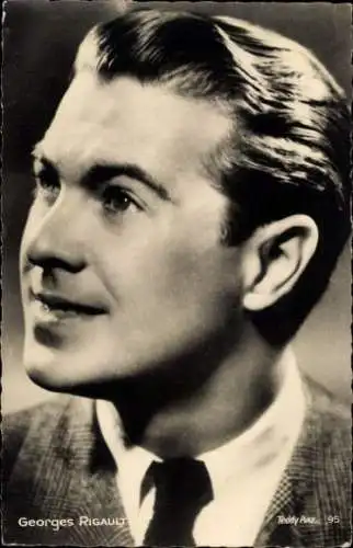 Ak Schauspieler Georges Rigault, Portrait