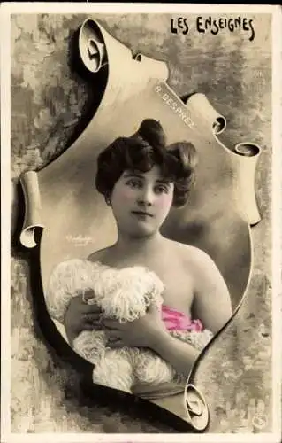 Ak Schauspielerin R. Desprez, Portrait