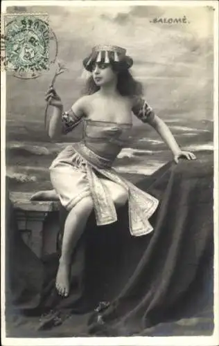 Ak Schauspielerin Salome, Portrait