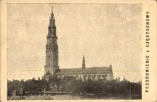Ak Częstochowa Tschenstochau Schlesien, Kirche