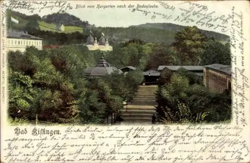 Ak Bad Kissingen Unterfranken Bayern, Kurgarten, Bodenlaube