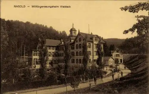 Ak Nagold Baden Württemberg, Militärgenesungsheim Waldeck
