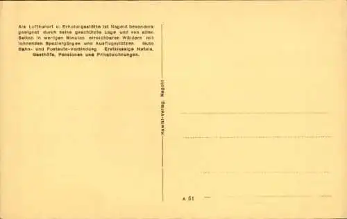 Ak Nagold Baden Württemberg, Militärgenesungsheim Waldeck