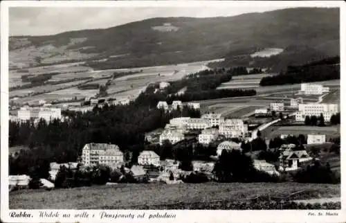 Ak Rabka Zdrój Bad Rabka Polen, Gesamtansicht, Villen, Pensions