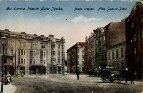 Ak Moravská Ostrava Mährisch Ostrau Region Mährisch Schlesien, Alois-Jirasek-Platz