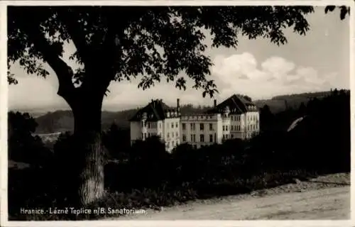 Ak Hranice na Moravě Mährisch Weißkirchen Region Olmütz, Sanatorium